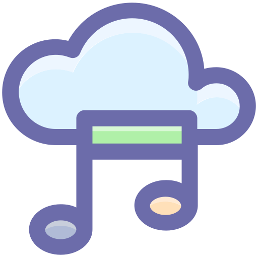 chmura muzyczna Generic color lineal-color ikona
