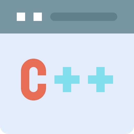 c ++ Pixelmeetup Flat icono