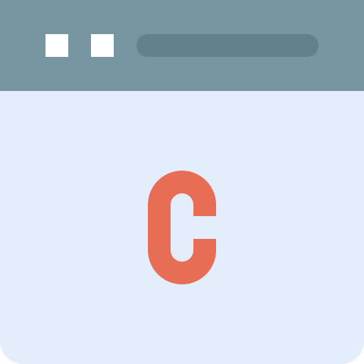 C Pixelmeetup Flat icono
