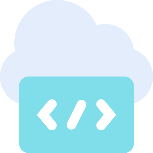 cloud computing Pixelmeetup Flat icoon