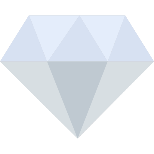diament Pixelmeetup Flat ikona