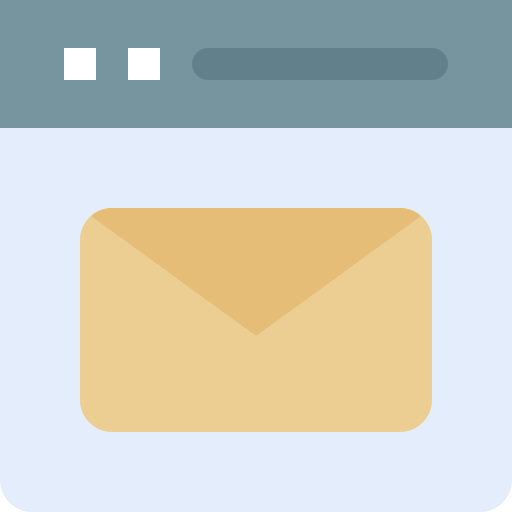 Email Pixelmeetup Flat icon