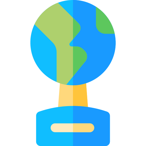 Troféu Basic Rounded Flat Ícone