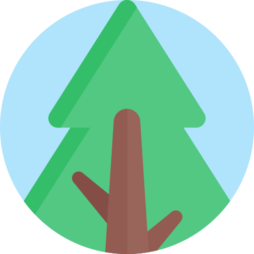 drzewo Detailed Flat Circular Flat ikona