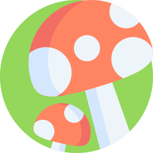 grzyb Detailed Flat Circular Flat ikona
