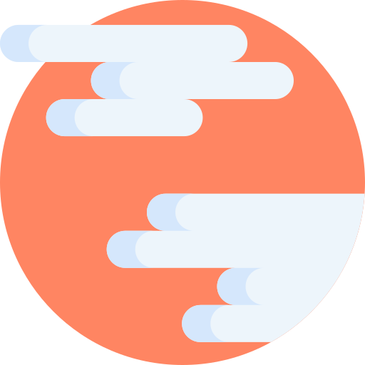 Cloud Detailed Flat Circular Flat icon