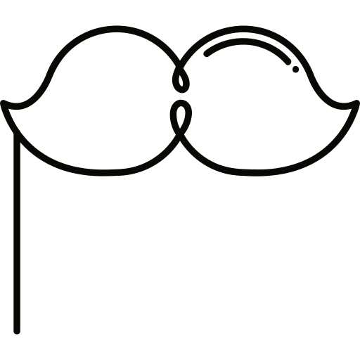 schnurrbart Generic black outline icon