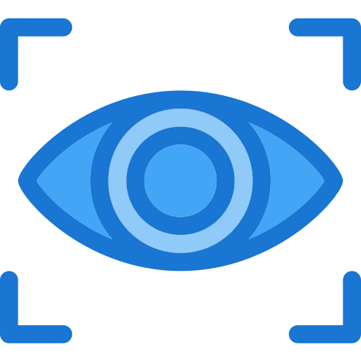 scansione dell'occhio Deemak Daksina Blue icona