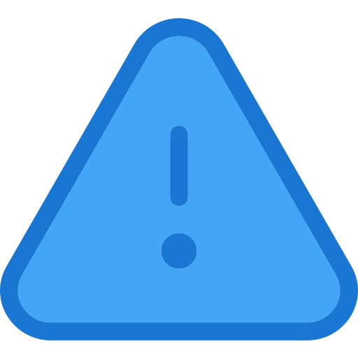 Warning Deemak Daksina Blue icon