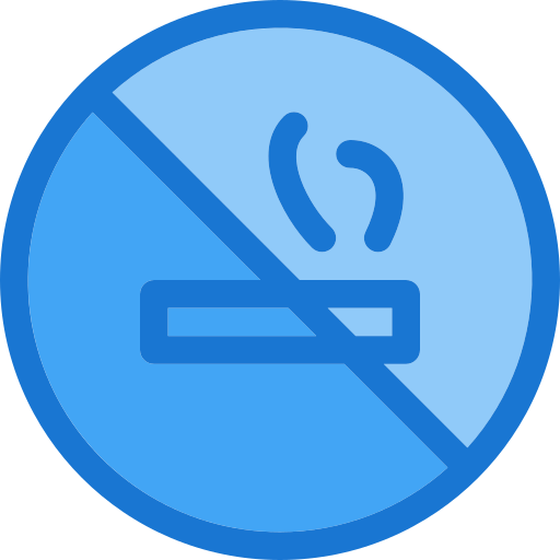 No smoking Deemak Daksina Blue icon