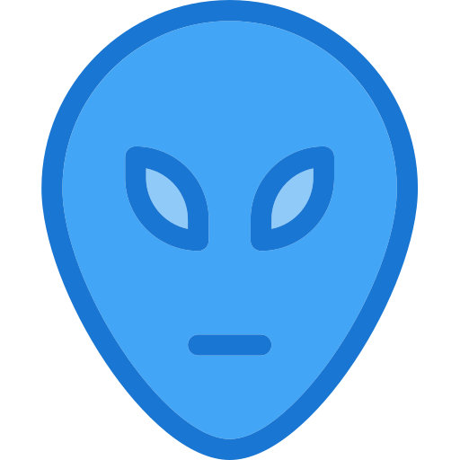 extraterrestre Deemak Daksina Blue Icône