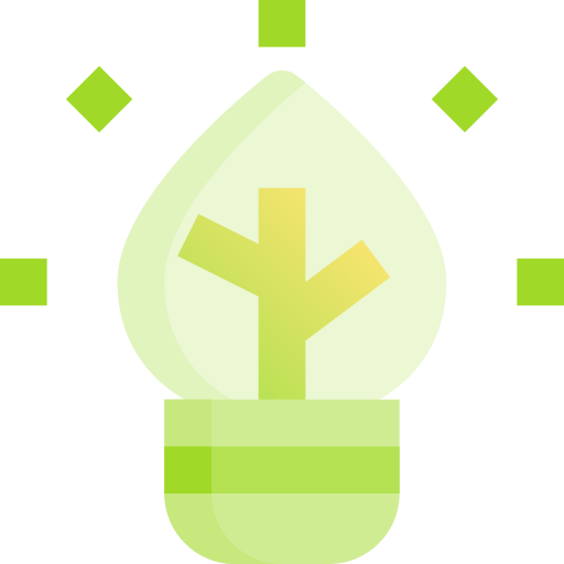 Light bulb Fatima Green icon