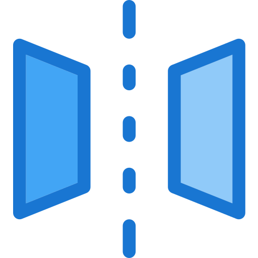horizontal spiegeln Deemak Daksina Blue icon