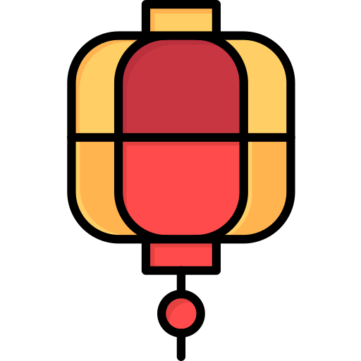 Lantern Flatart Icons Lineal Color icon