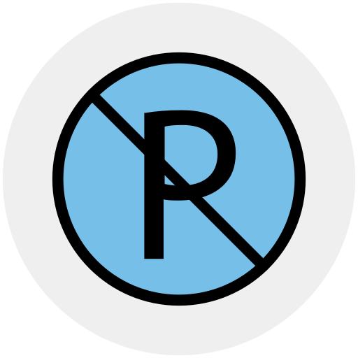 parcheggio vietato Generic color lineal-color icona