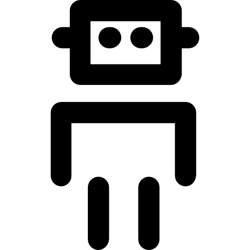 robot Vector Market Bold Rounded Icône