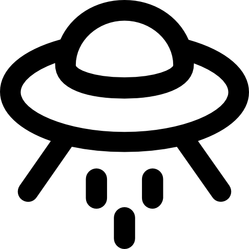 ufo Vector Market Bold Rounded icoon