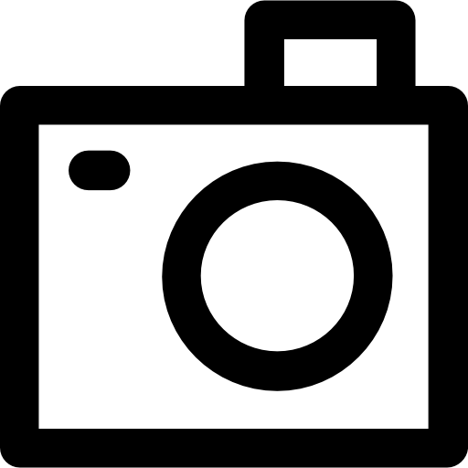 cámara fotográfica Vector Market Bold Rounded icono