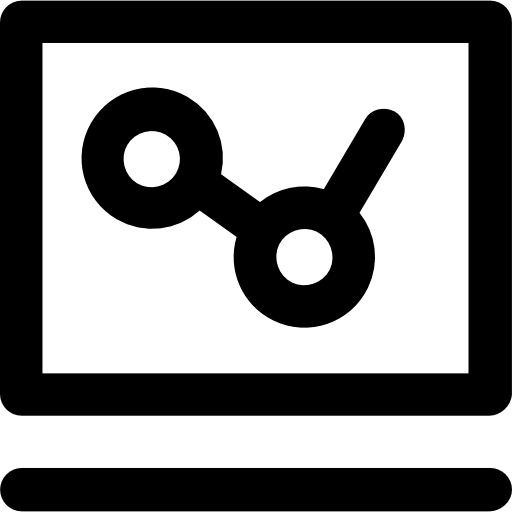computer Vector Market Bold Rounded icoon