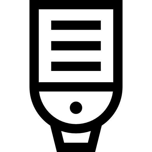 computadora de buceo Basic Straight Lineal icono