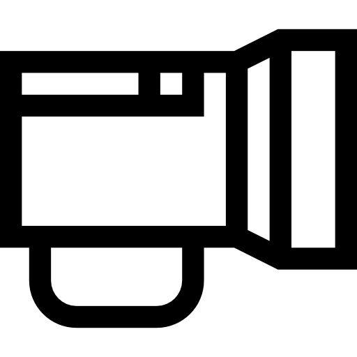 latarka Basic Straight Lineal ikona