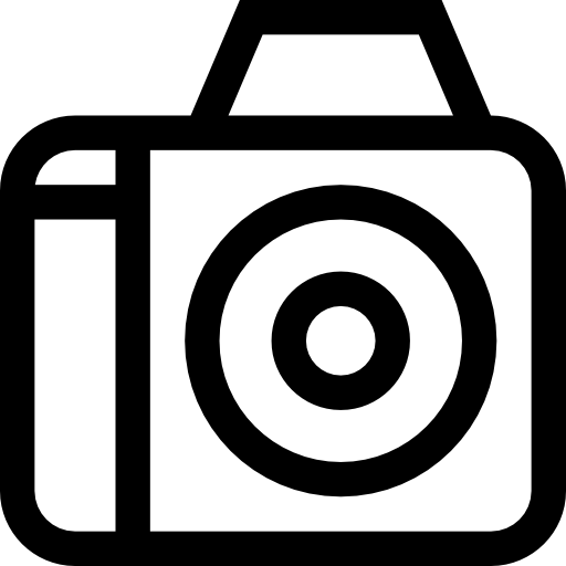 fotoapparat Basic Straight Lineal icon