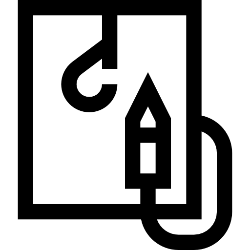 Łupek Basic Straight Lineal ikona