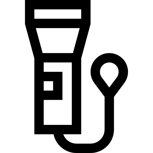 懐中電灯 Basic Straight Lineal icon