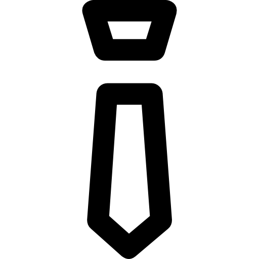 krawat Vector Market Bold Rounded ikona