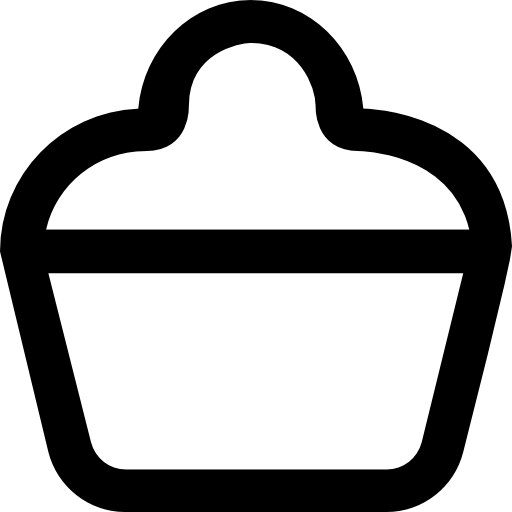 muffin Vector Market Bold Rounded Icône