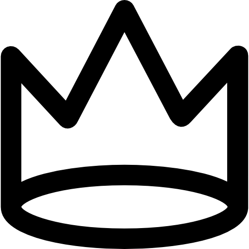 Crown Vector Market Bold Rounded icon