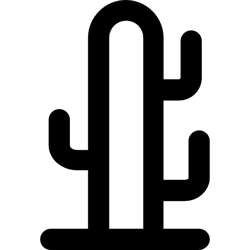 Cactus Vector Market Bold Rounded icon