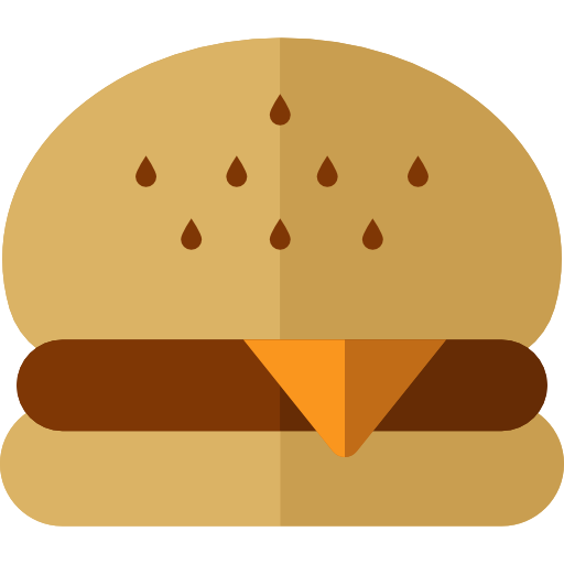 Hamburger Basic Rounded Flat icon