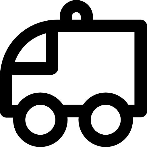 ambulans Vector Market Bold Rounded ikona