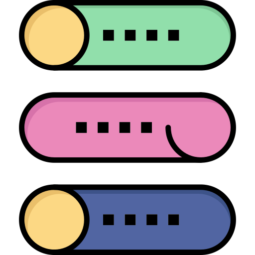 paramètres Flatart Icons Lineal Color Icône