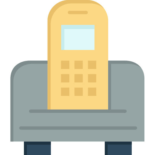 schnurloses telefon Flatart Icons Flat icon