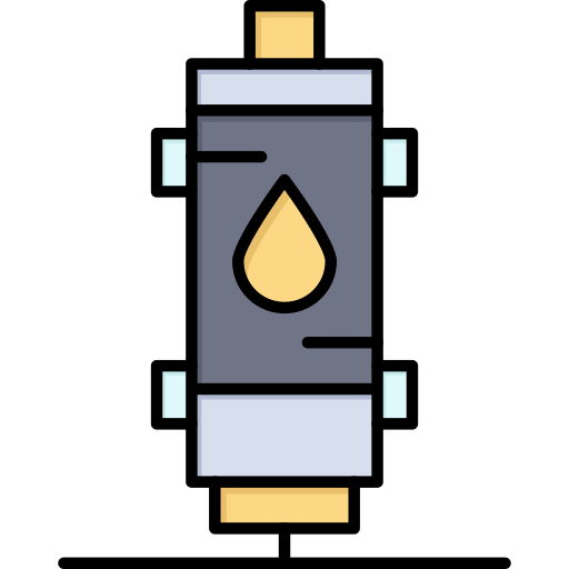 Water heater Flatart Icons Lineal Color icon
