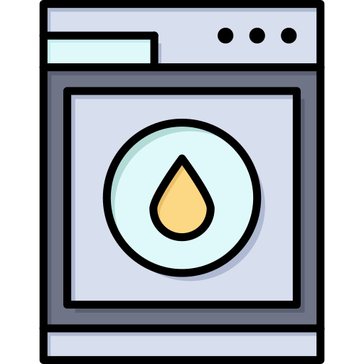 洗濯機 Flatart Icons Lineal Color icon