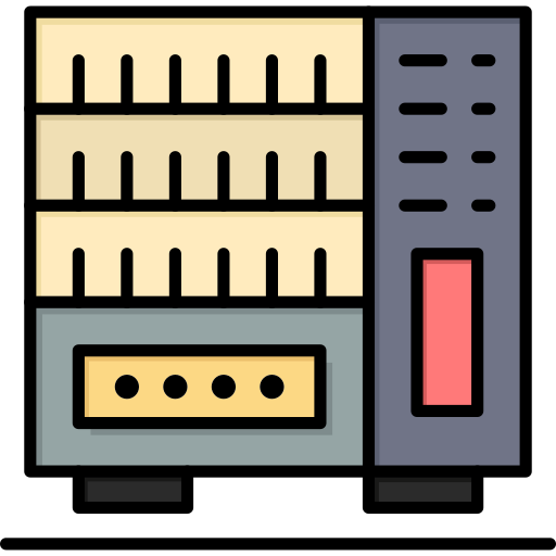 automat do sprzedaży Flatart Icons Lineal Color ikona