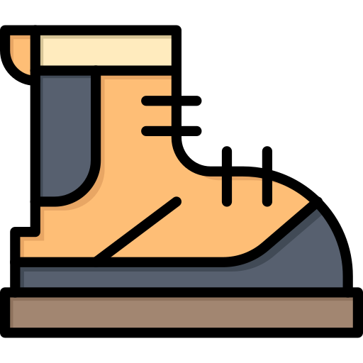laarzen Flatart Icons Lineal Color icoon