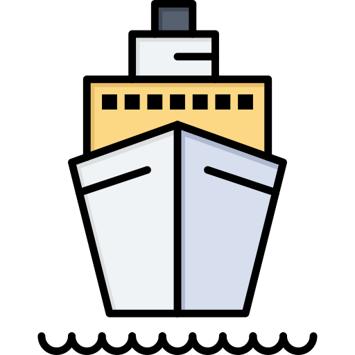 embarcacion Flatart Icons Lineal Color icono