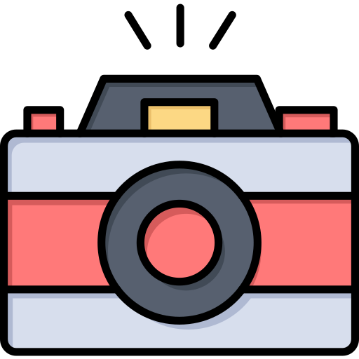 câmera Flatart Icons Lineal Color Ícone
