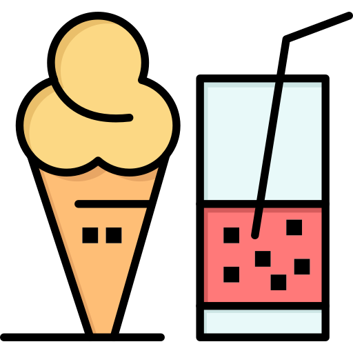 helado Flatart Icons Lineal Color icono