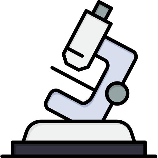 microscopio Flatart Icons Lineal Color icona