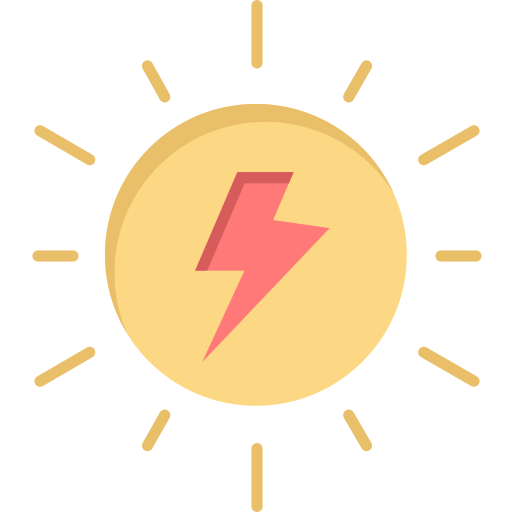 zonne energie Flatart Icons Flat icoon