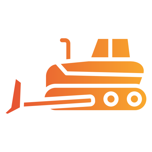 bulldozer Generic gradient fill icoon