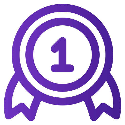 Badge Generic gradient outline icon