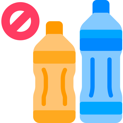 Botella de plástico Berkahicon Flat icono