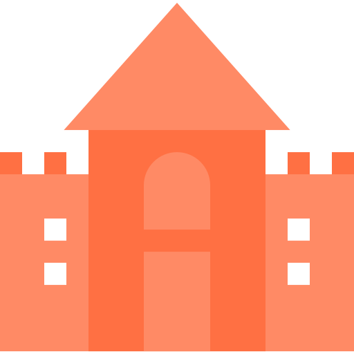 Castle Pixelmeetup Flat icon