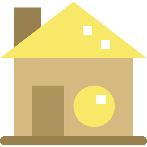 Casa Pixelmeetup Flat icono